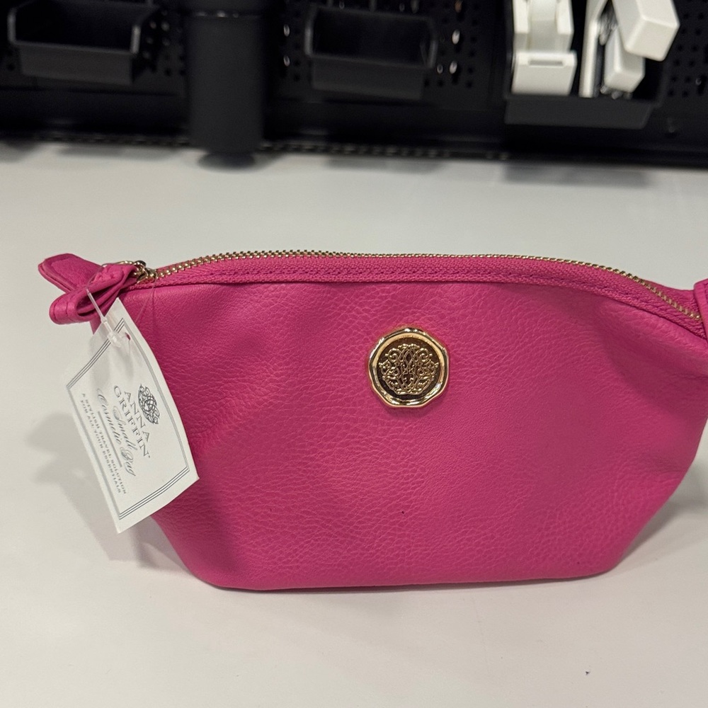 Anna grace Fuchsia Cosmetic Bag